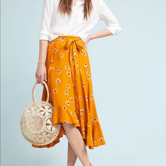 Anthropologie Dresses & Skirts - Anthropologie Faithfull botany belted skirt